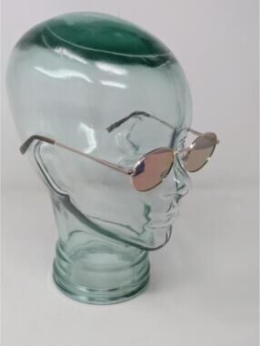 Le Specs Poseidon Gold Oval Sunglasses Khaki Unisex Mens Wonens-52-21-145